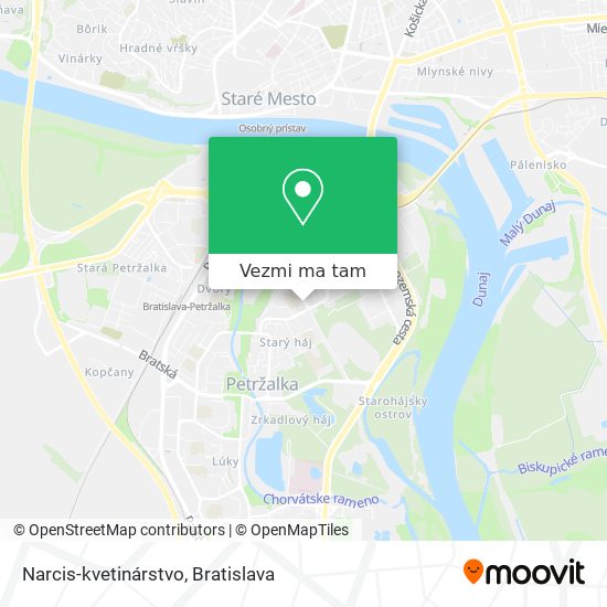 Narcis-kvetinárstvo mapa