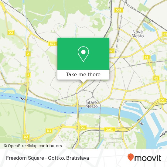 Freedom Square - Gottko mapa