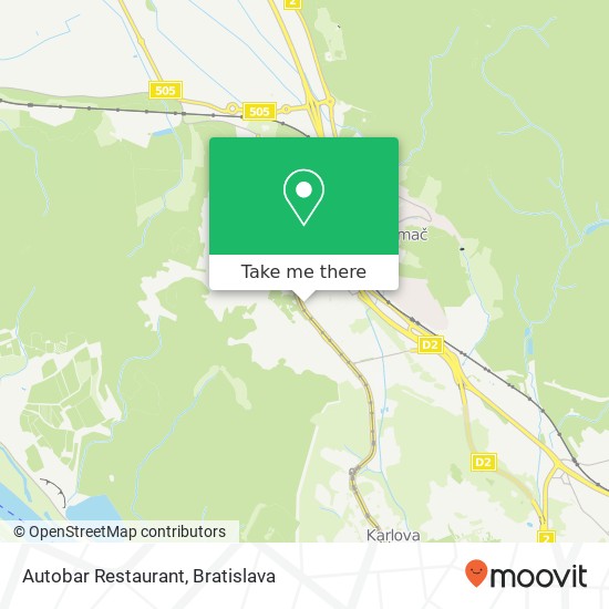 Autobar Restaurant mapa