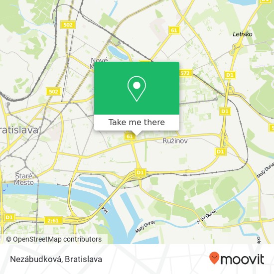 Nezábudková mapa