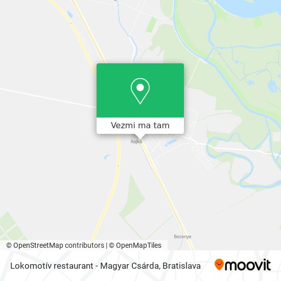 Lokomotív restaurant - Magyar Csárda mapa