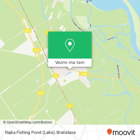 Rajka Fishing Pond (Lake) mapa