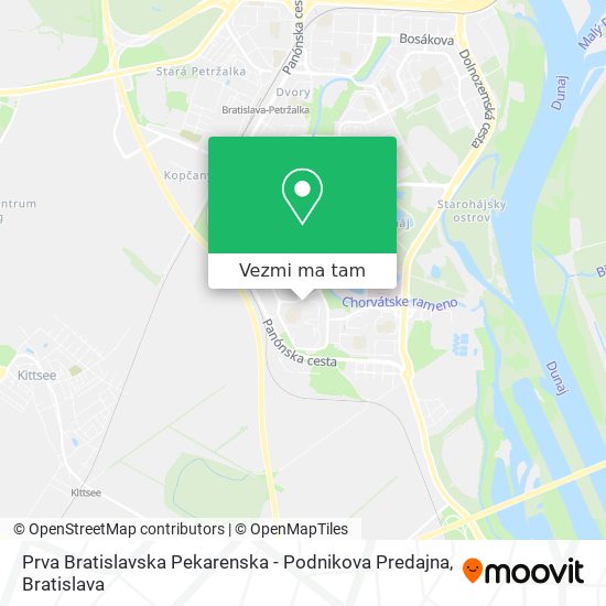 Prva Bratislavska Pekarenska - Podnikova Predajna mapa