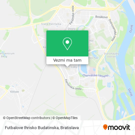 Futbalove Ihrisko Budatinska mapa