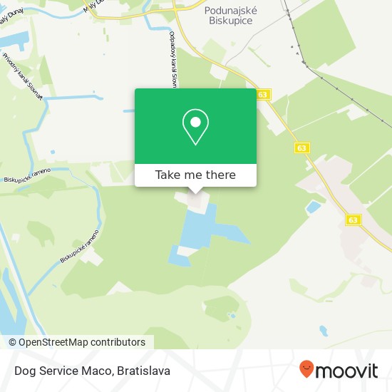 Dog Service Maco mapa