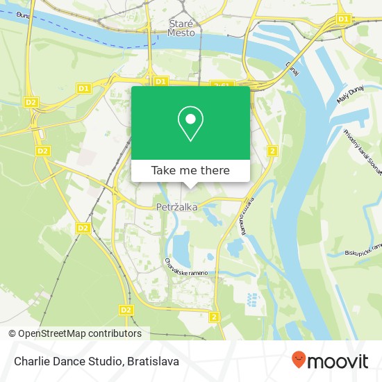 Charlie Dance Studio mapa