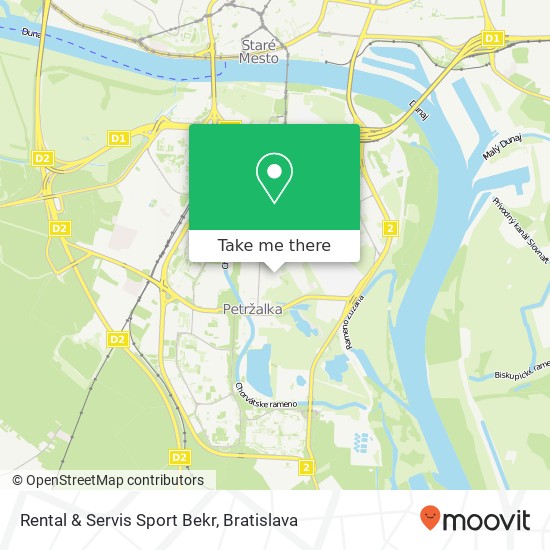 Rental & Servis Sport Bekr mapa