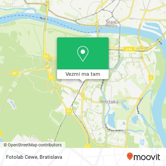 Fotolab Cewe mapa