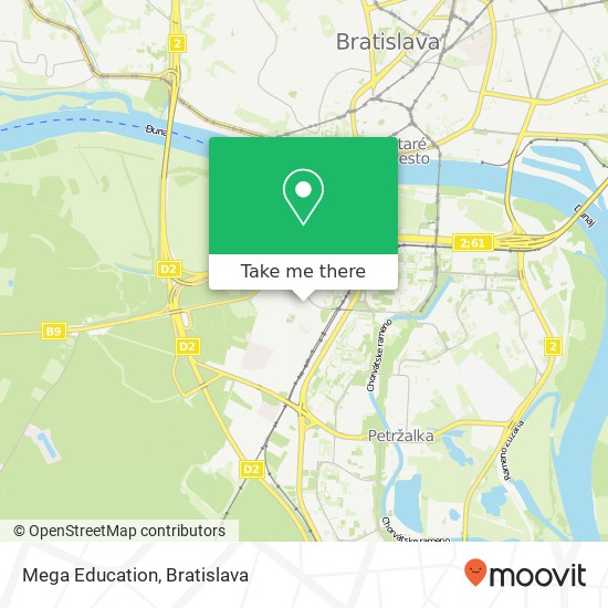 Mega Education mapa