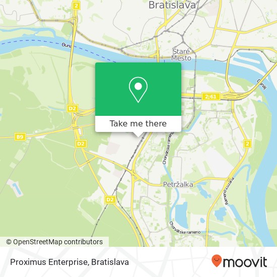 Proximus Enterprise mapa