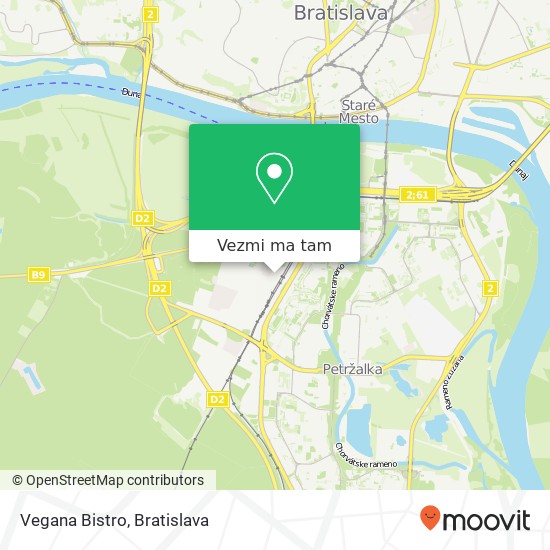 Vegana Bistro mapa