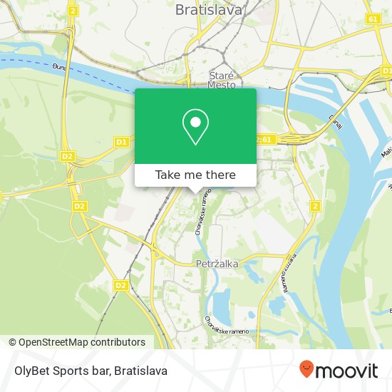 OlyBet Sports bar mapa