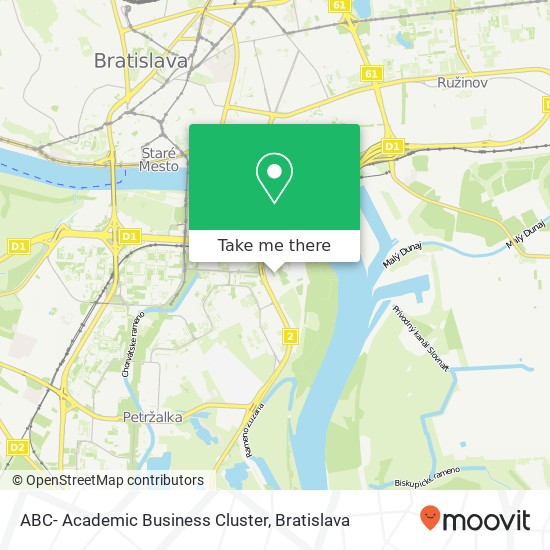 ABC- Academic Business Cluster mapa