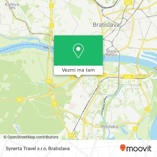 Synerta Travel s.r.o mapa