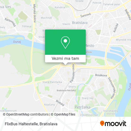FlixBus Haltestelle mapa