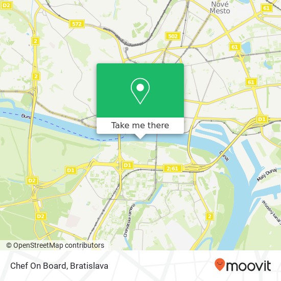 Chef On Board mapa