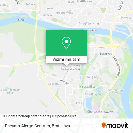 Pneumo-Alergo Centrum mapa