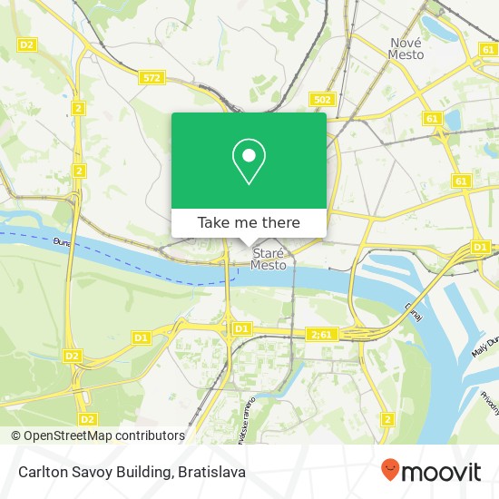 Carlton Savoy Building mapa