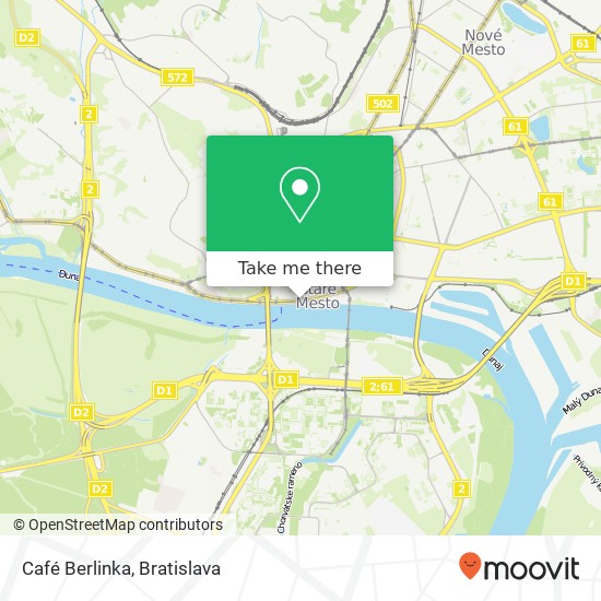 Café Berlinka mapa
