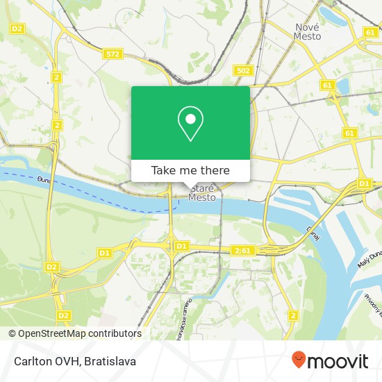 Carlton OVH mapa