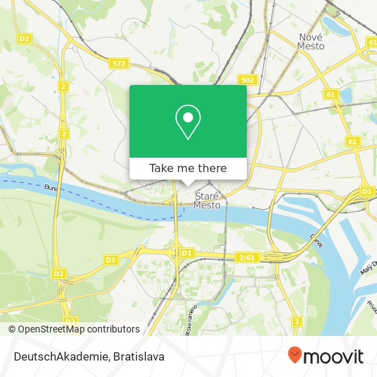 DeutschAkademie mapa