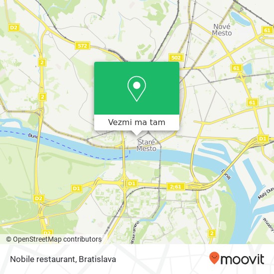 Nobile restaurant mapa