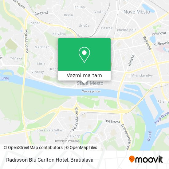 Radisson Blu Carlton Hotel mapa