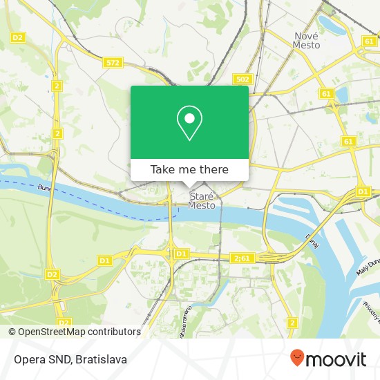 Opera SND mapa