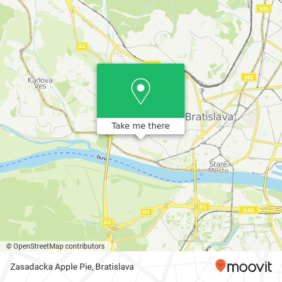 Zasadacka Apple Pie mapa