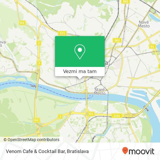 Venom Cafe & Cocktail Bar mapa