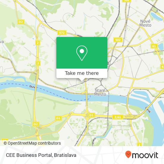 CEE Business Portal mapa