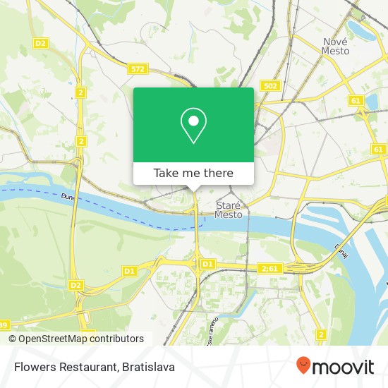 Flowers Restaurant mapa