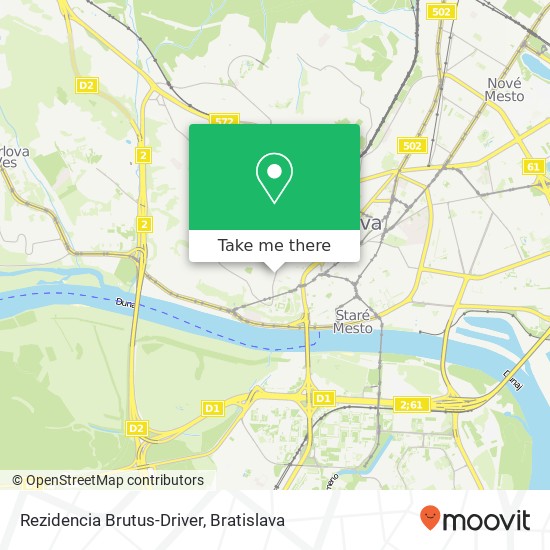 Rezidencia Brutus-Driver mapa