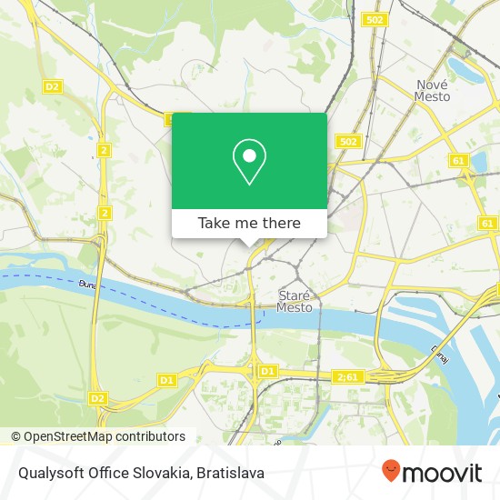 Qualysoft Office Slovakia mapa