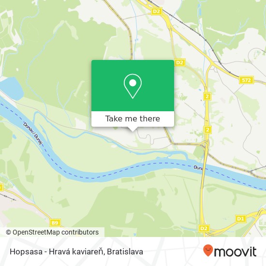 Hopsasa - Hravá kaviareň mapa