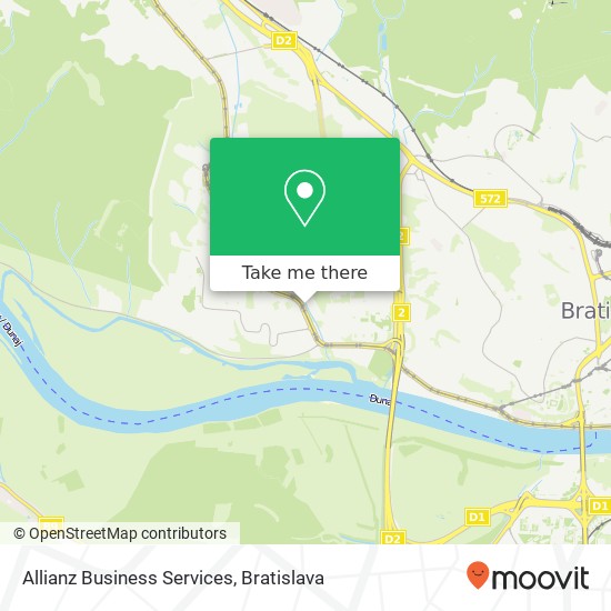 Allianz Business Services mapa