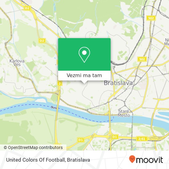 United Colors Of Football mapa