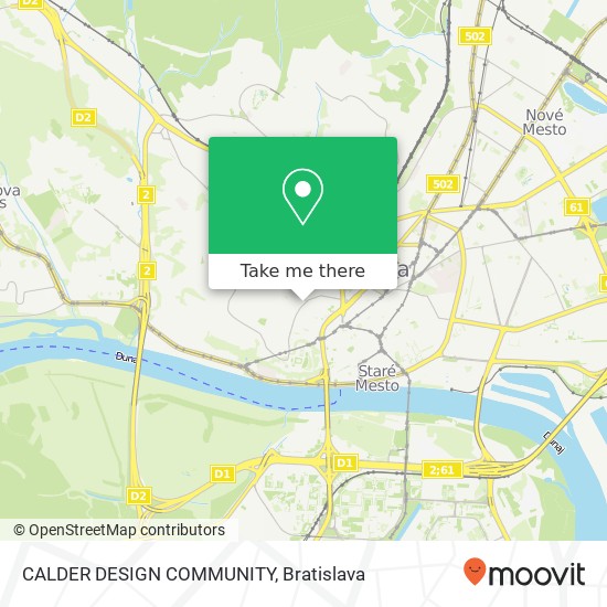 CALDER DESIGN COMMUNITY mapa