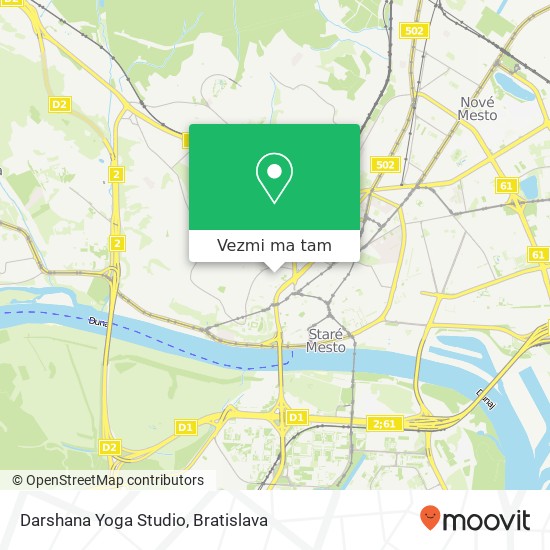 Darshana Yoga Studio mapa