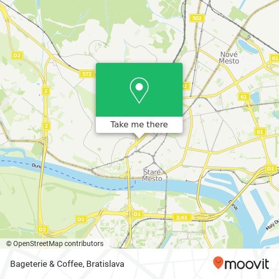 Bageterie & Coffee mapa