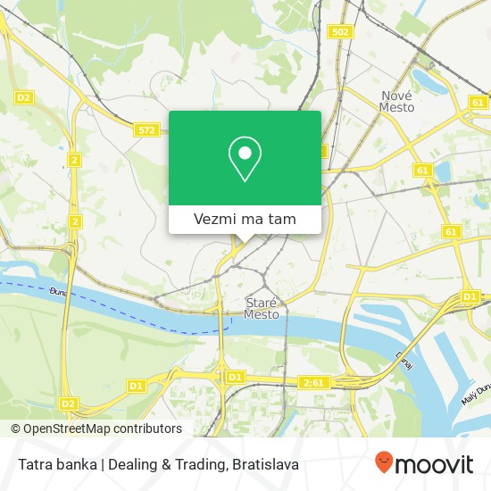 Tatra banka | Dealing & Trading mapa