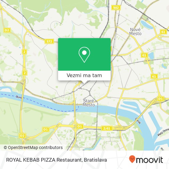 ROYAL KEBAB PIZZA Restaurant mapa