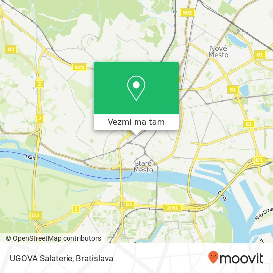 UGOVA Salaterie mapa