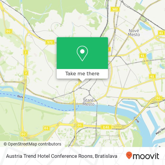 Austria Trend Hotel Conference Roons mapa