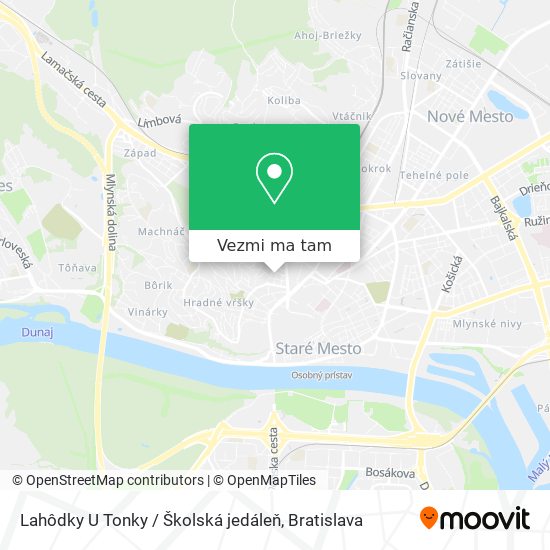 Lahôdky U Tonky / Školská jedáleň mapa