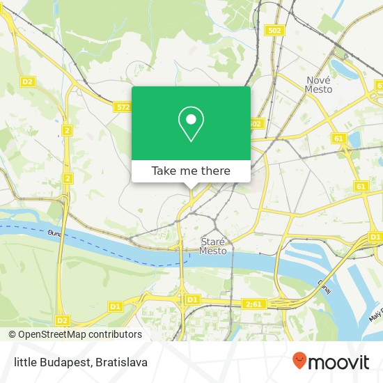 little Budapest mapa