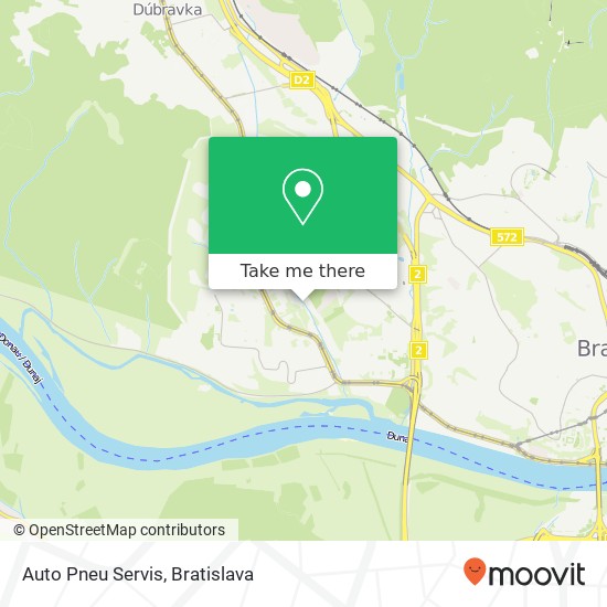 Auto Pneu Servis mapa