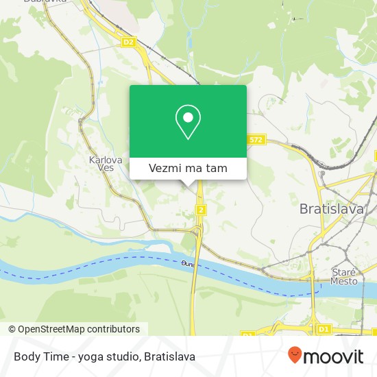 Body Time - yoga studio mapa