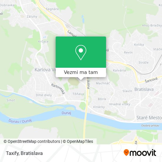 Taxify mapa