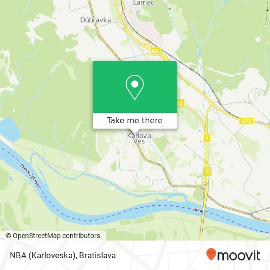 NBA (Karloveska) mapa